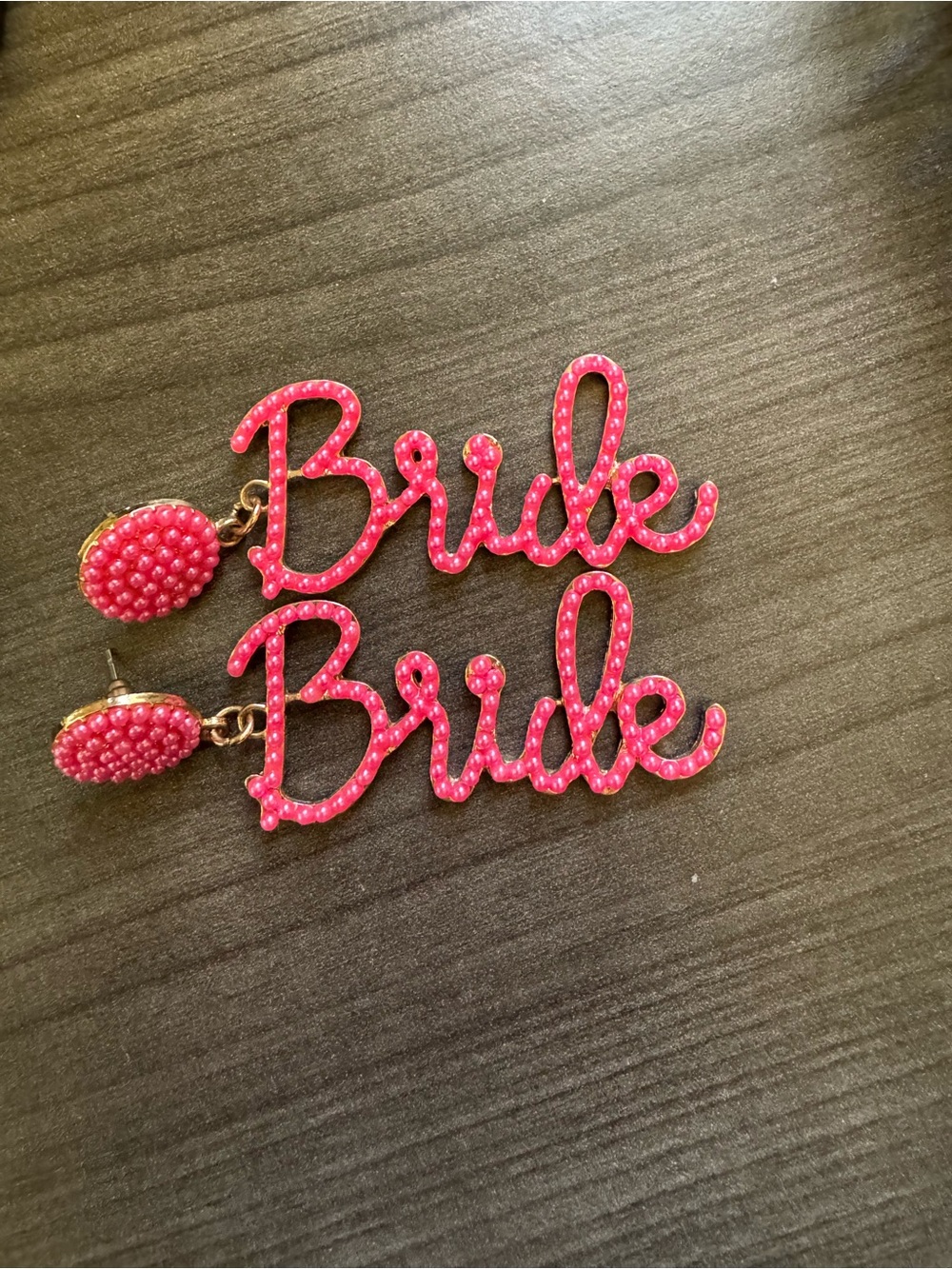 Pink Bride earrings